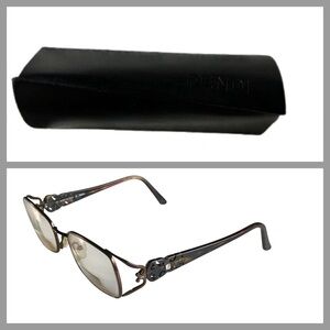 Fendi Authentic Vintage Bronze &  Tortoiseshell Eyeglass Frames F872 w/Case